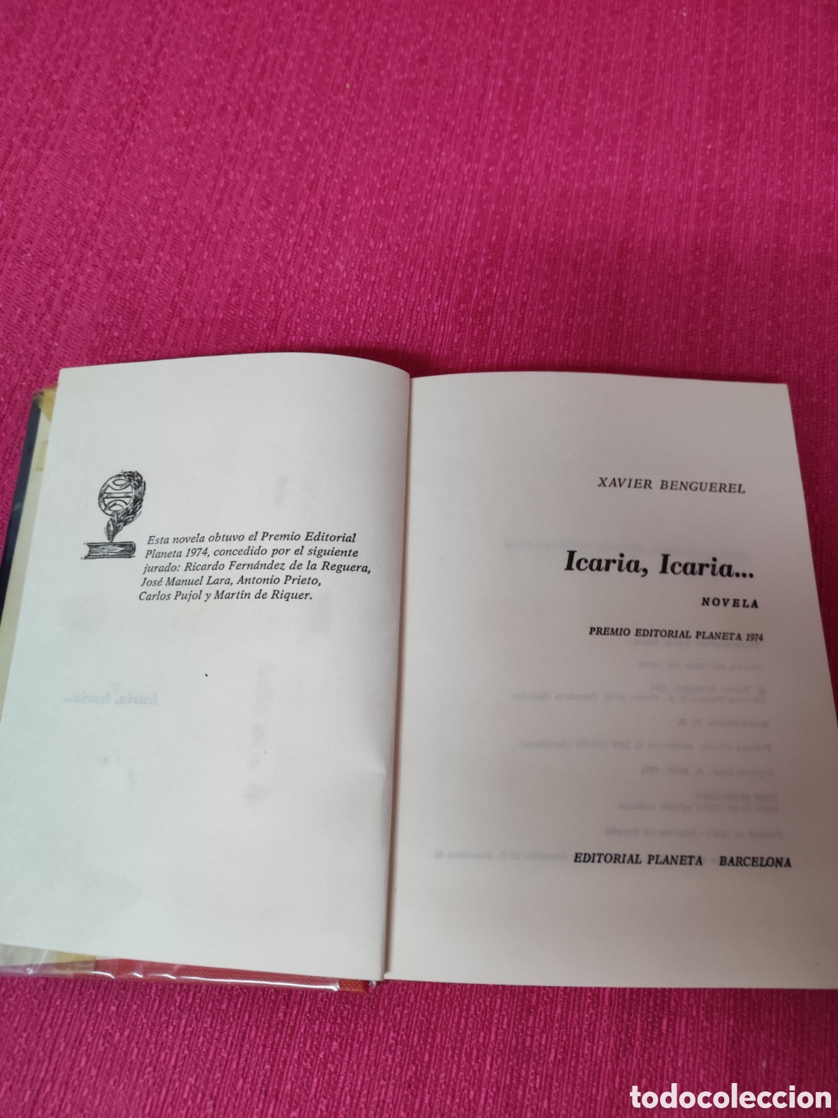 Libros antiguos: Icaria Icaria Berenguel Xavier - Foto 2