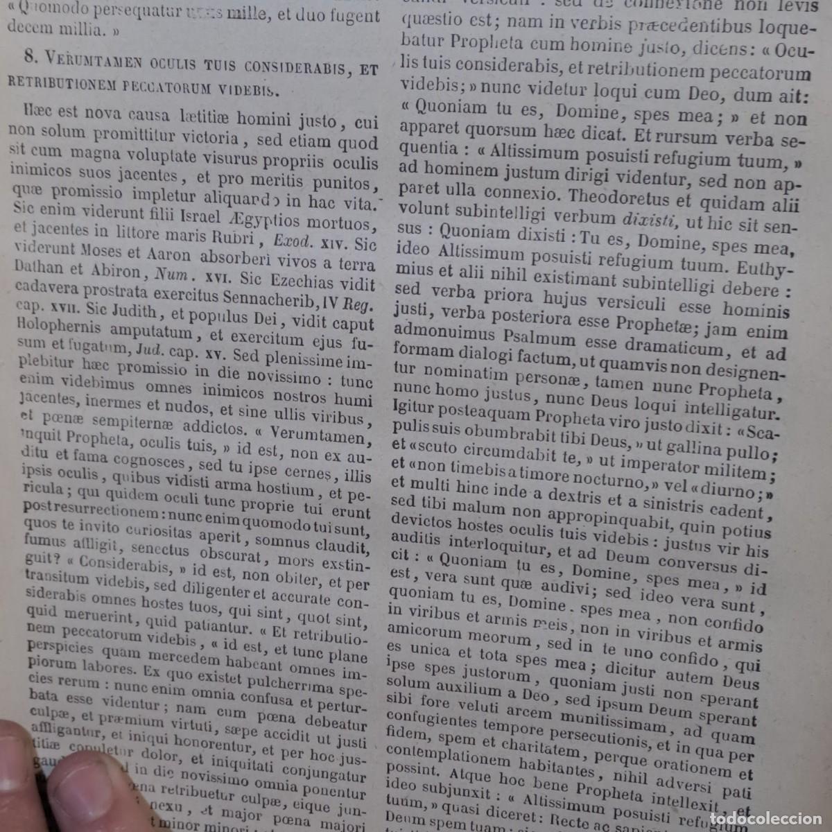 Libros antiguos: SCRIPTURAM SACRAM - R. P. CORNELLI A LAPIDE - ROBERTI BELLARMINI - 2 TOMOS - PARIS 1891 / 23.192 - Foto 7