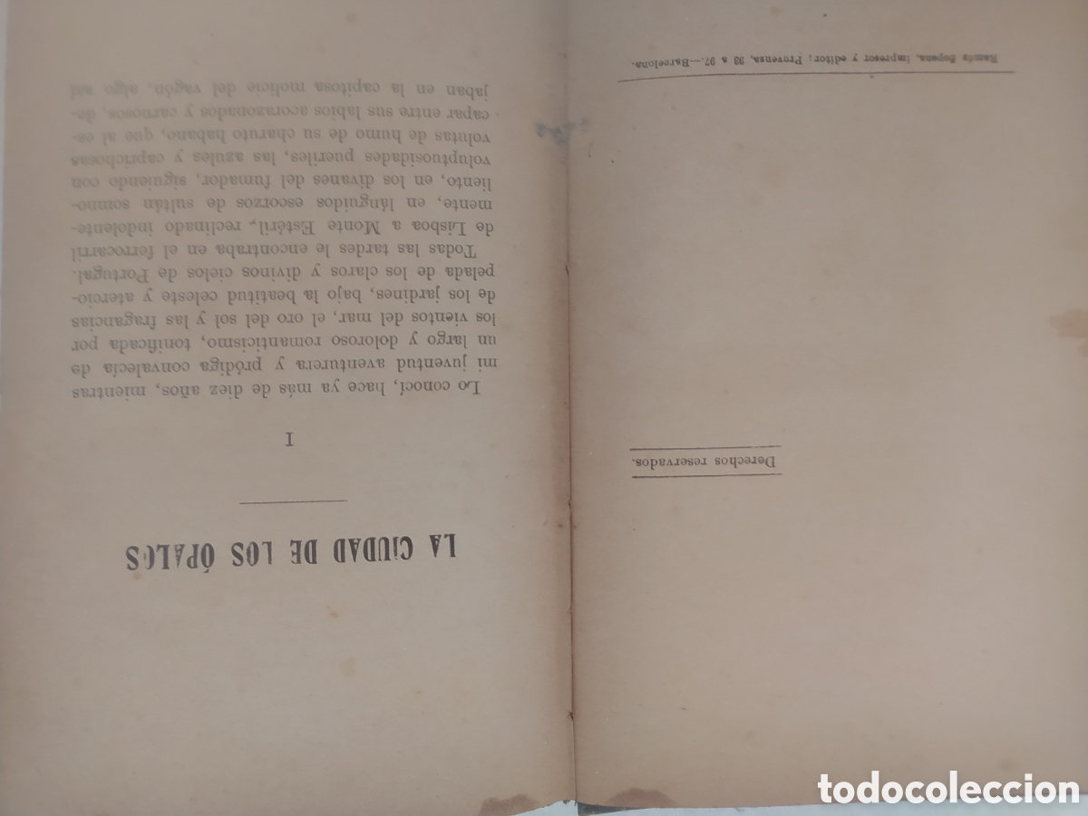 Libros antiguos: La ciudad de los &oacute;palos Francisco Villaespesa - Foto 6