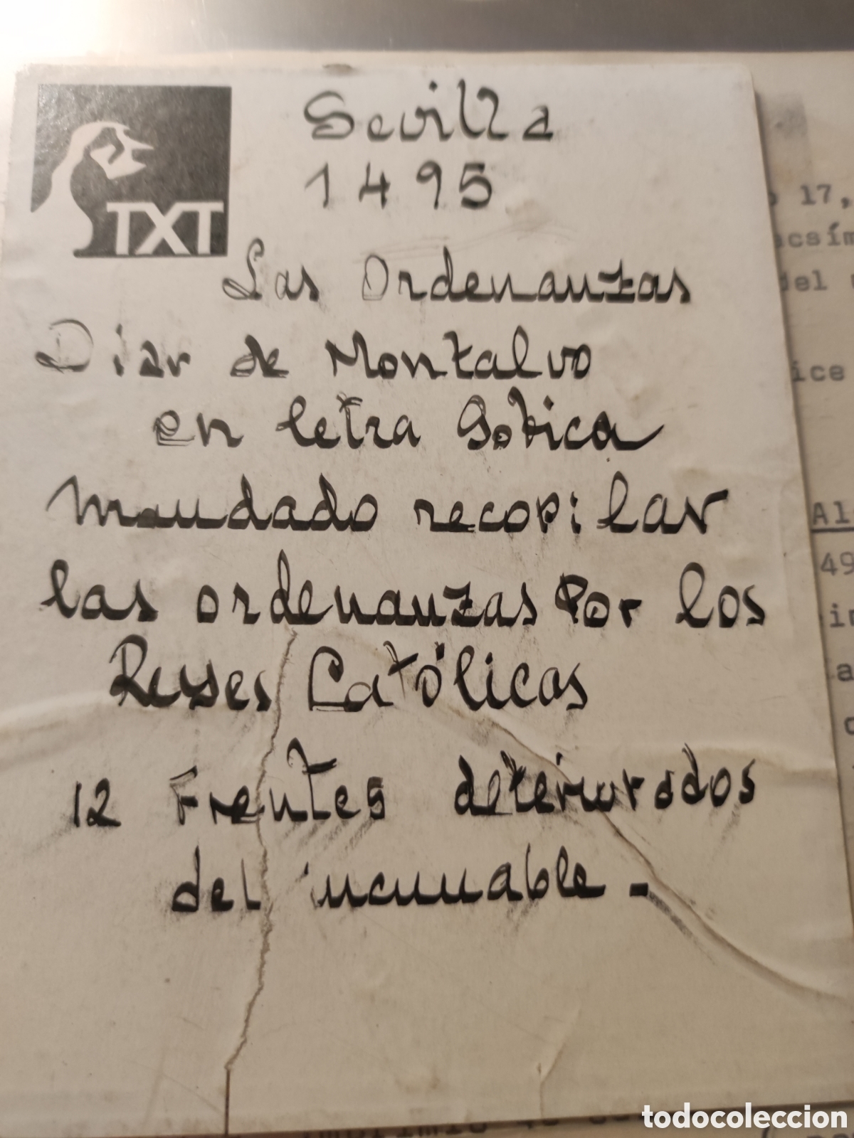Libros antiguos: Ordenanzas Reyes Cat&oacute;licos - Foto 3