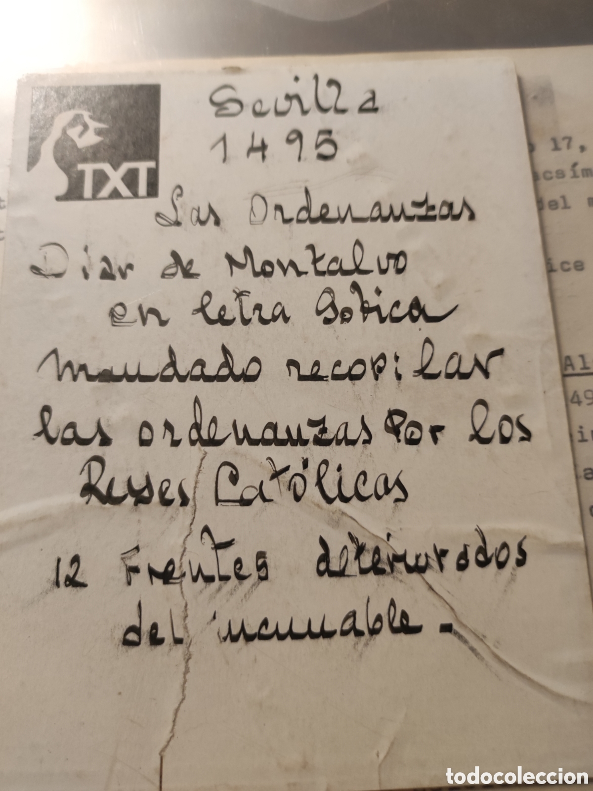 Libros antiguos: Resto libro ordenanzas Reyes Cat&oacute;licos - Foto 3