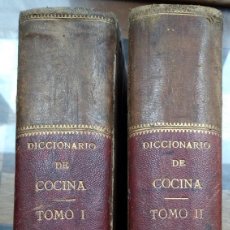Libros antiguos: DICCIONARIO GENERAL DE COCINA, 2 VOLS. – ÁNGEL MURO (ED. JOSÉ MARÍA FAQUINETO, 1892) /// GASTRONOMÍA. Lote 399149089