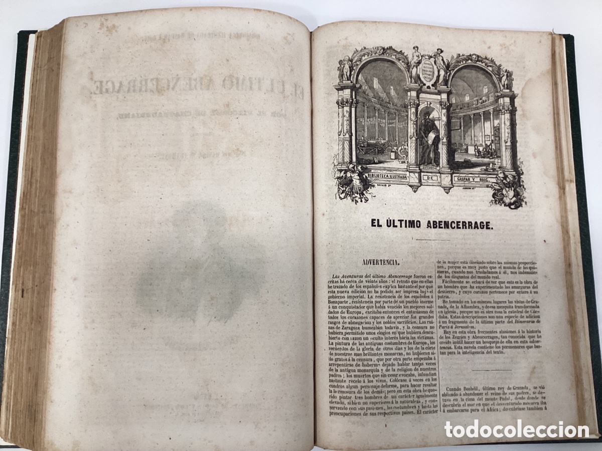 Libros antiguos: Conjunto de obras de Chateaubriand encuadernadas en un libro. - Foto 7