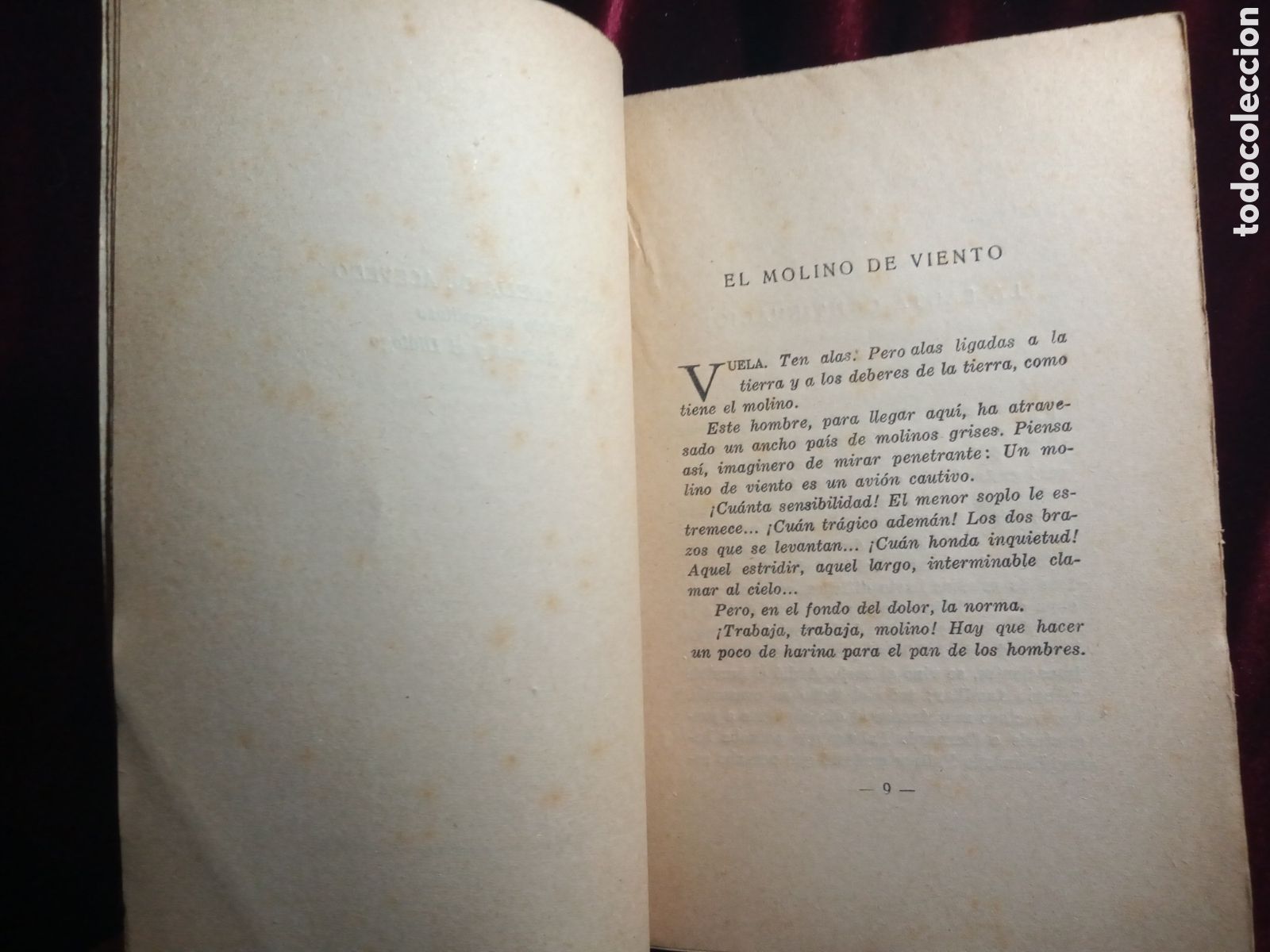 Libros antiguos: EL MOLINO DE VIENTO. EUGENIO DORS. Primera edici&oacute;n. - Foto 6