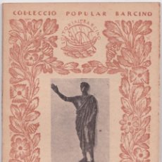 Libros antiguos: RESUM DE LITERATURA LLATINA PER CARLES RIBA – 1928