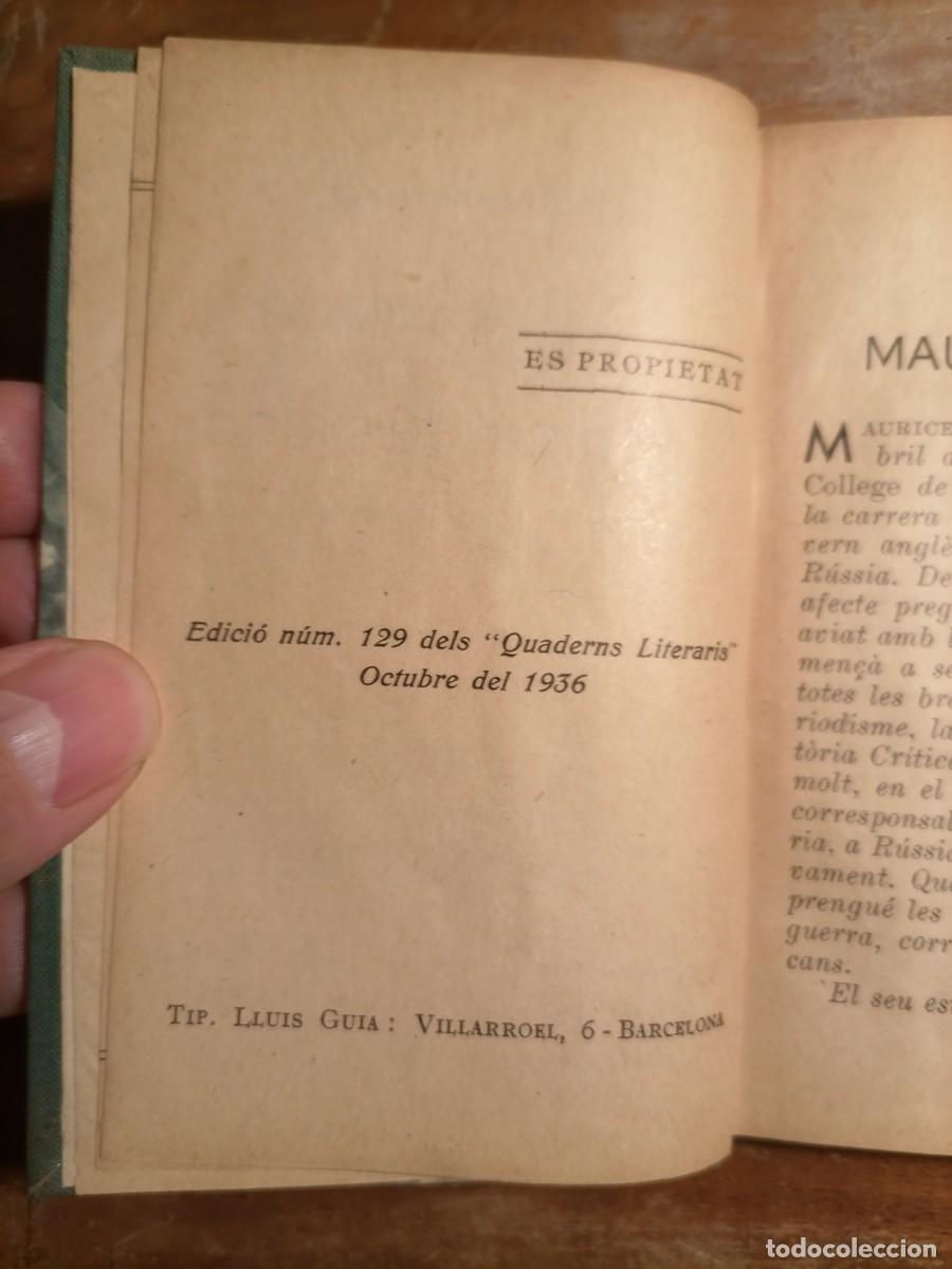 Libros antiguos: Maurice Baring Mig minut de silenci - Foto 7