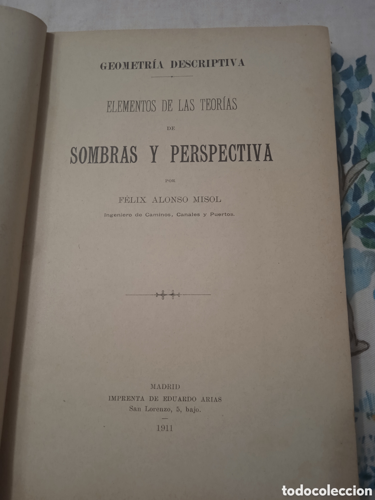 Libros antiguos: Libro sombras y perspectivas - Foto 1