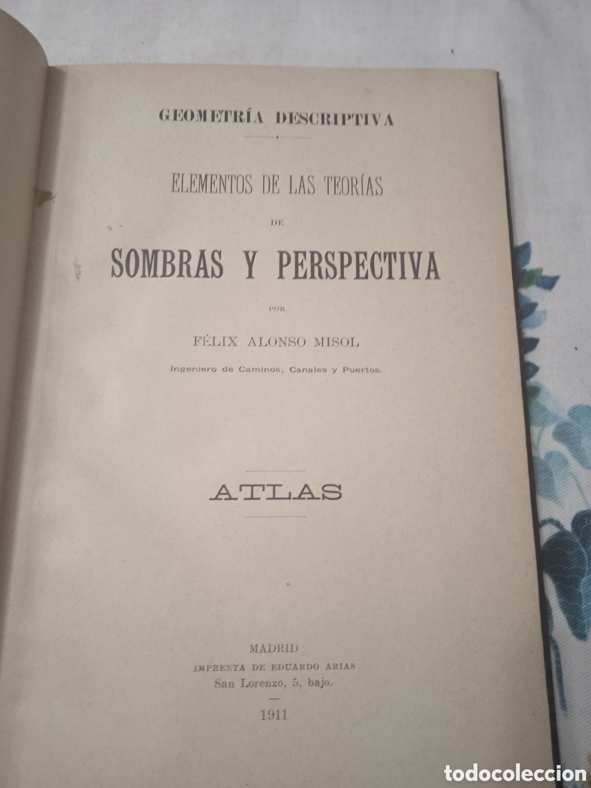 Libros antiguos: Libro sombras y perspectivas - Foto 6