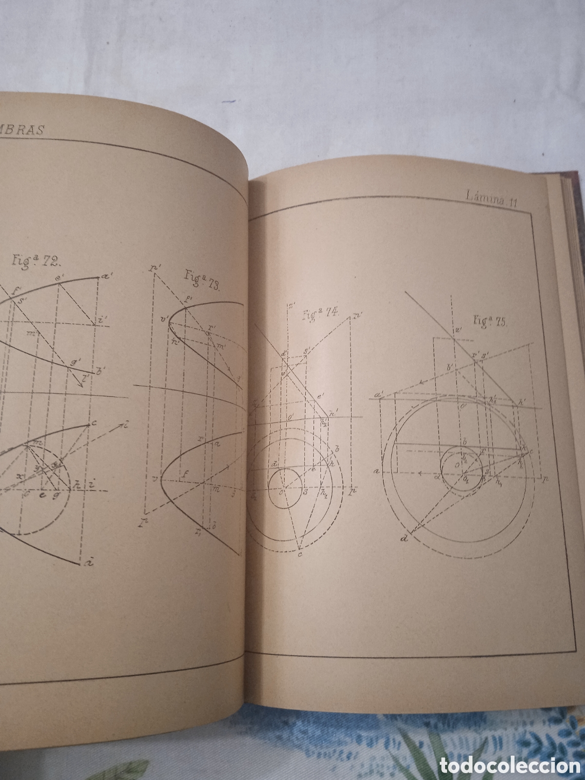 Libros antiguos: Libro sombras y perspectivas - Foto 1