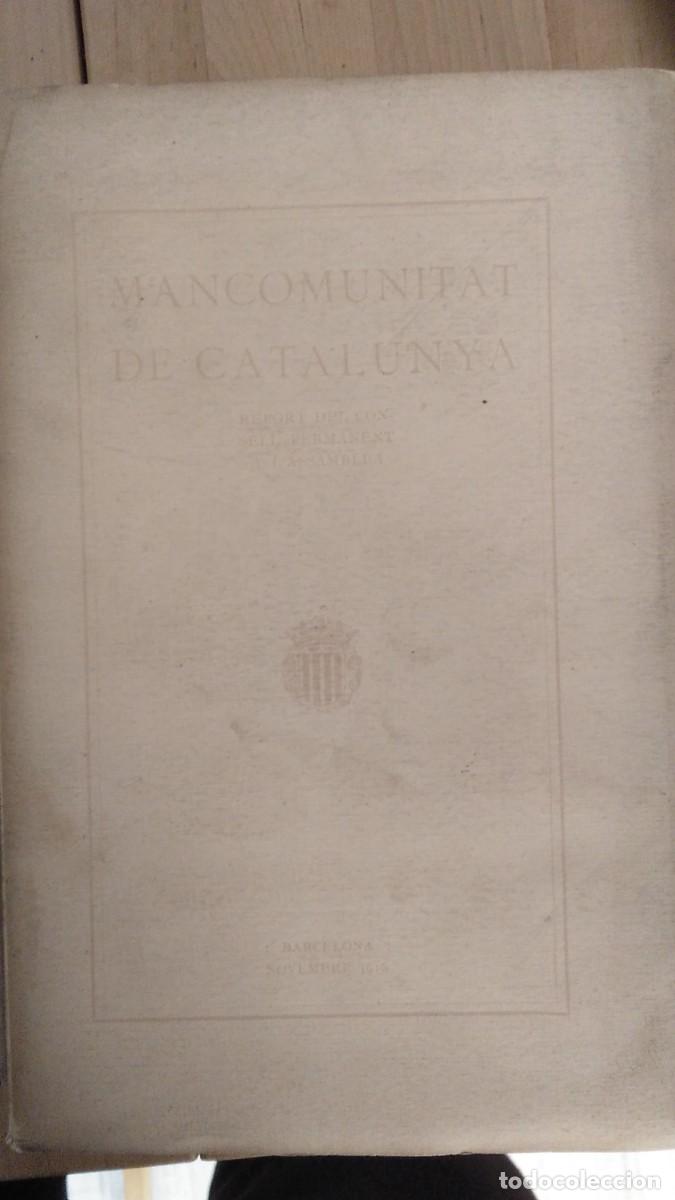 Libros antiguos: Report del Consell Permanent a lAssamblea - Foto 2