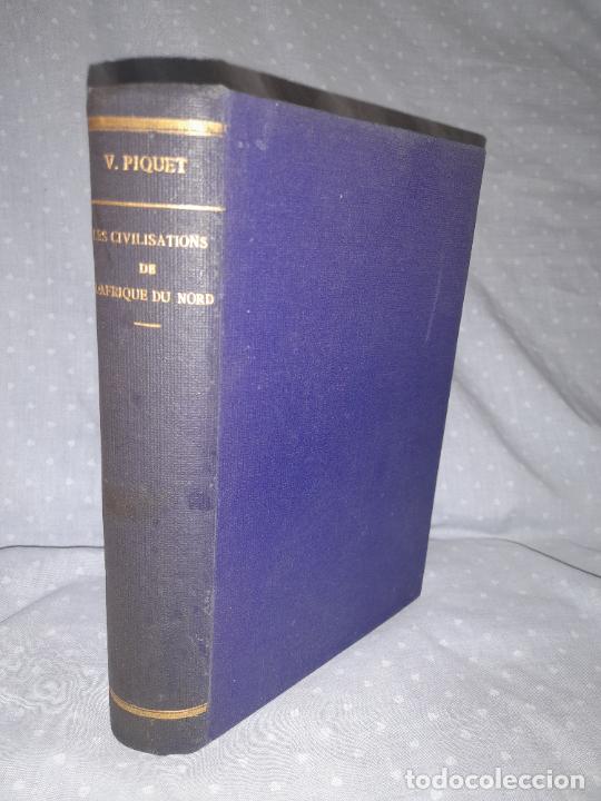 Old books: LAS CIVILIZACIONES DE AFRICA DEL NORTE - A&Ntilde;O 1921 - V.PIQUET - PLANOS.
