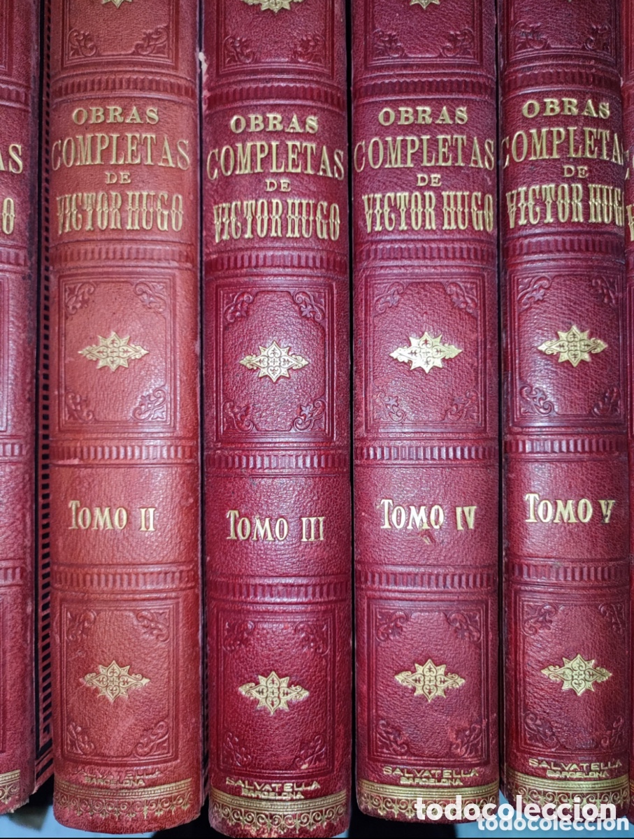 Libros antiguos: Obras completas Victor Hugo - Foto 2