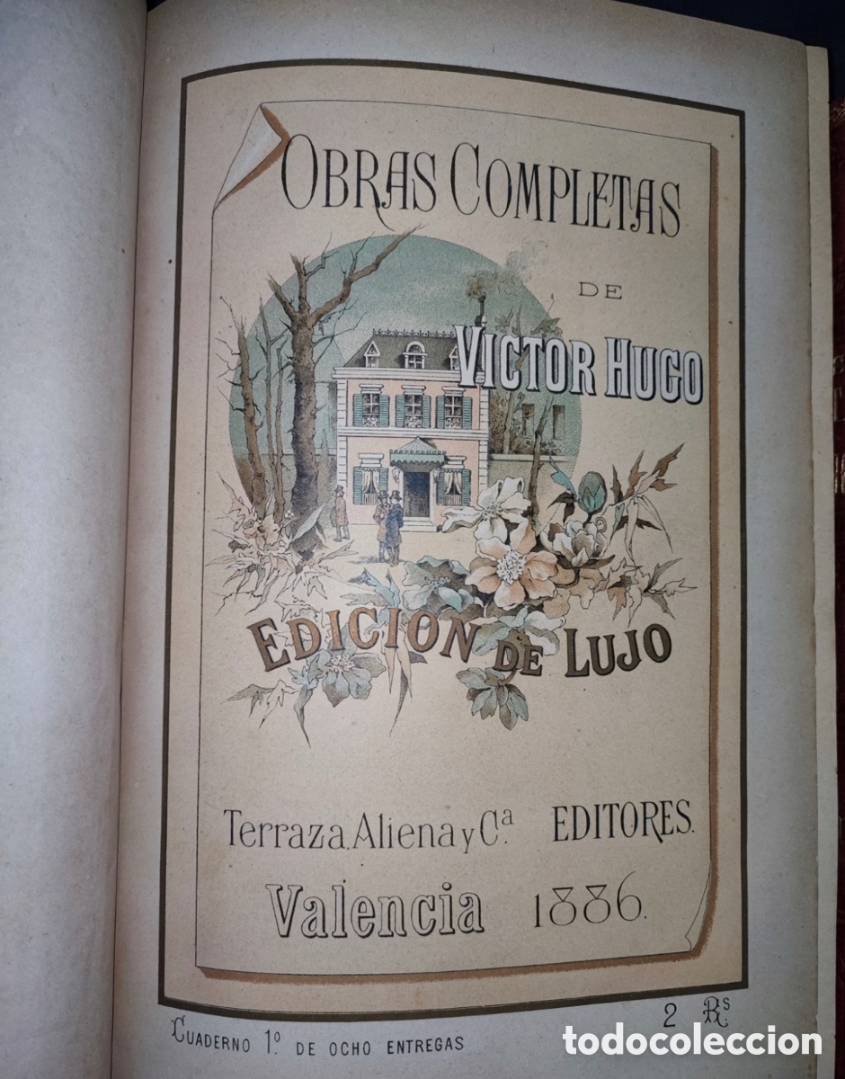 Libros antiguos: Obras completas Victor Hugo - Foto 5