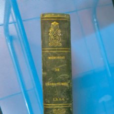 Libros antiguos: MEMORIAS DE ULTRATUMBA CUATRO TOMOS EN UNO. 1848, 1ª EDICION. CHATEAUBRIAND. Lote 401331344