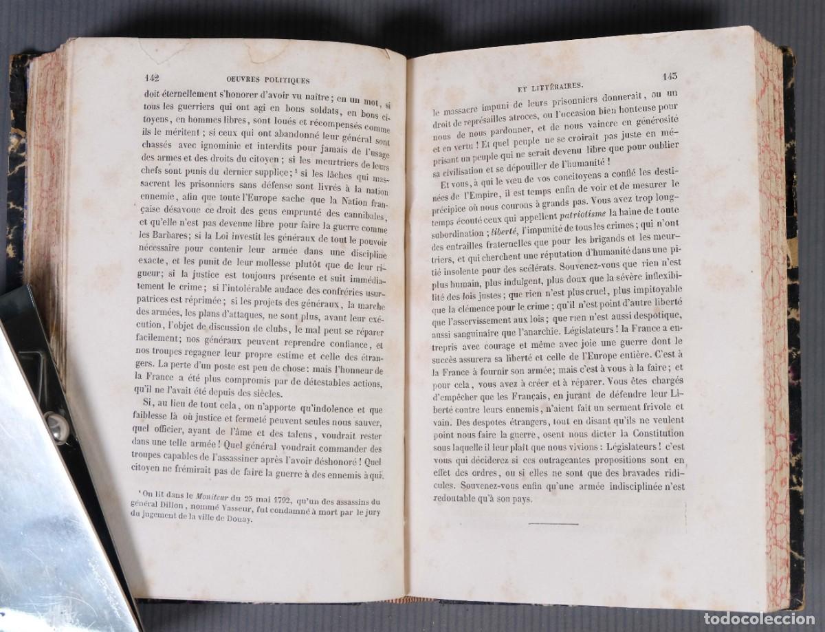 Libros antiguos: Oeuvres en prose de Andr&eacute; Ch&eacute;nier - Librairie de Charles Gosselin 1840 - Foto 7