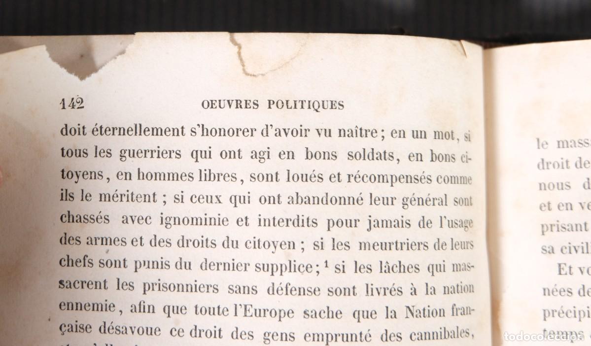 Libros antiguos: Oeuvres en prose de Andr&eacute; Ch&eacute;nier - Librairie de Charles Gosselin 1840 - Foto 8
