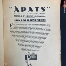 Libros antiguos: ÁPATS · MANUAL DE CUINA PRACTICA - 1ª EDICION AÑO 1916 - I.DOMENECH - ILUSTRADO.. Lote 401512309