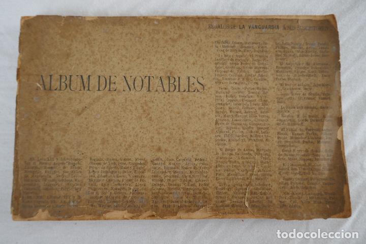 Libros antiguos: ALBUM DE NOTABLES. LA VANGUARDIA. - Foto 1
