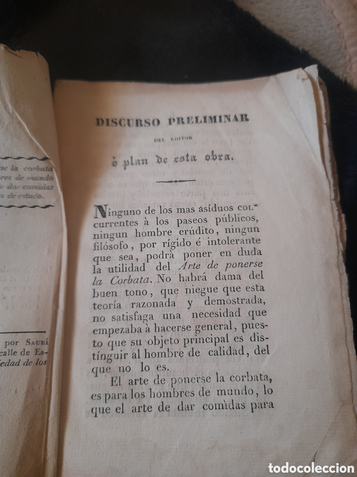 Libros antiguos: Libro, El arte de ponerse la corbata de 1832 - Foto 3