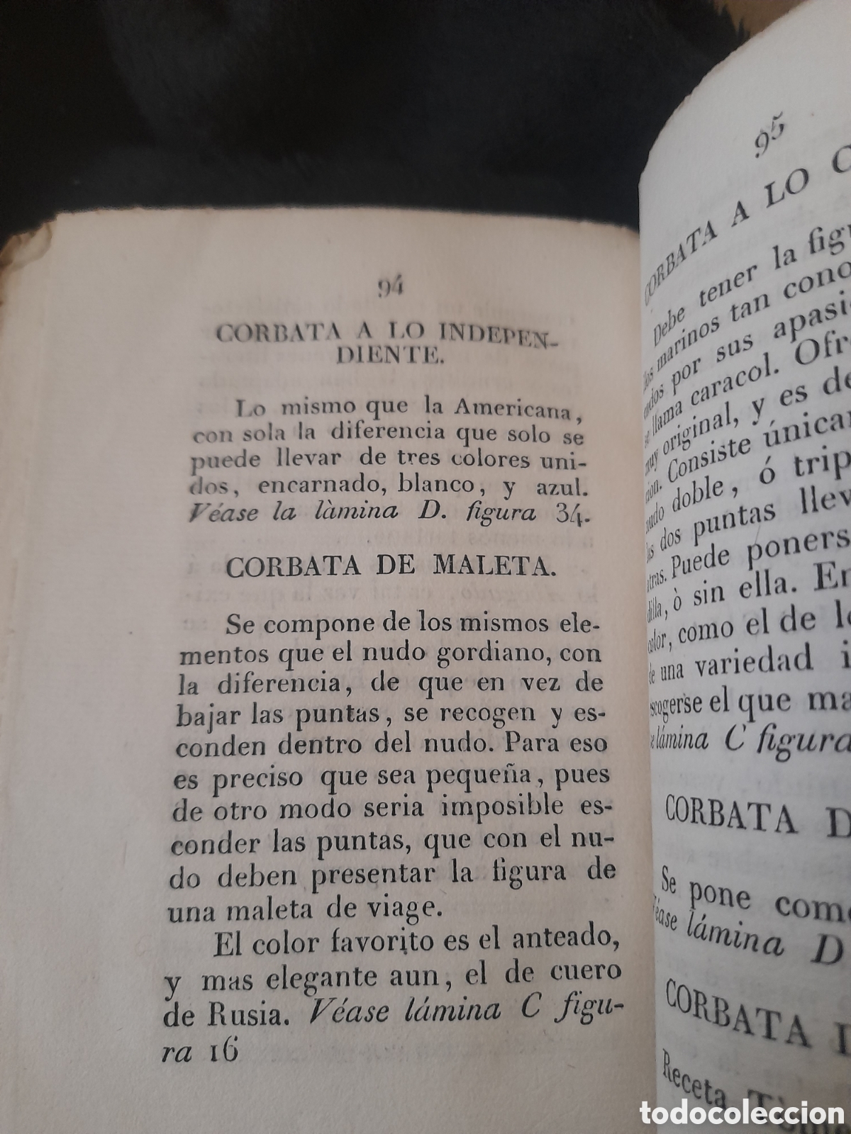 Libros antiguos: Libro, El arte de ponerse la corbata de 1832 - Foto 7
