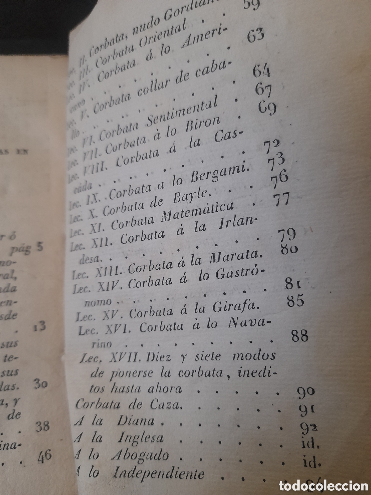 Libros antiguos: Libro, El arte de ponerse la corbata de 1832 - Foto 9