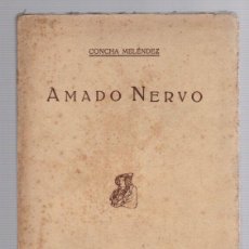 Libros antiguos: AMADO NERVO. CONCHA MELENDEZ. INSTITUTO DE LAS ESPAÑAS 1926. 1ª EDICION. Lote 402216324