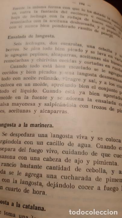 Libros antiguos: La cocina pr&aacute;ctica. Picadillo - Foto 7