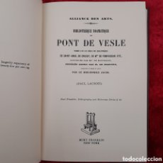 Libros antiguos: L-7539. BIBLIOTHÈQUE DRAMATIQUE DE PONT DE VESLE PAUL LACROIX. BURT FRANKLIN, NEW YORK, 1847. Lote 402408974