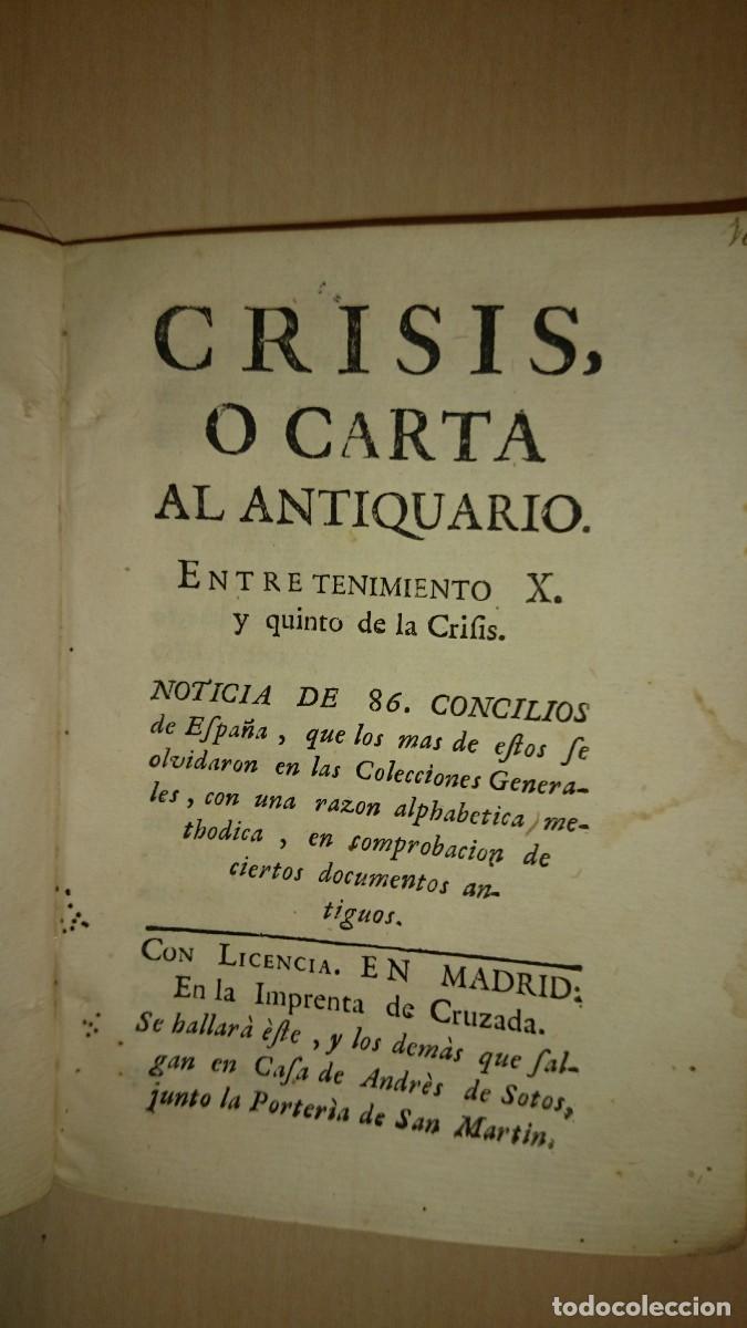 Old books: ANTIQUARIO NOTICIOSO GENERAL DE ESPA&Ntilde;A, Y SUS INDIAS. RAYMUNDO GUISE. VOL.X. 1763