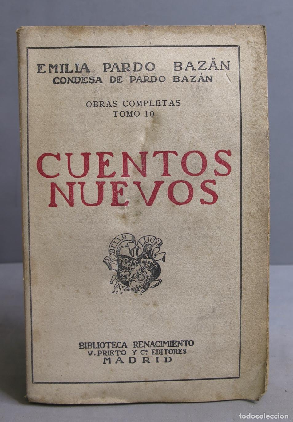 Libros antiguos: 1910. Cuentos nuevos. PARDO BAZ&Aacute;N - Foto 1