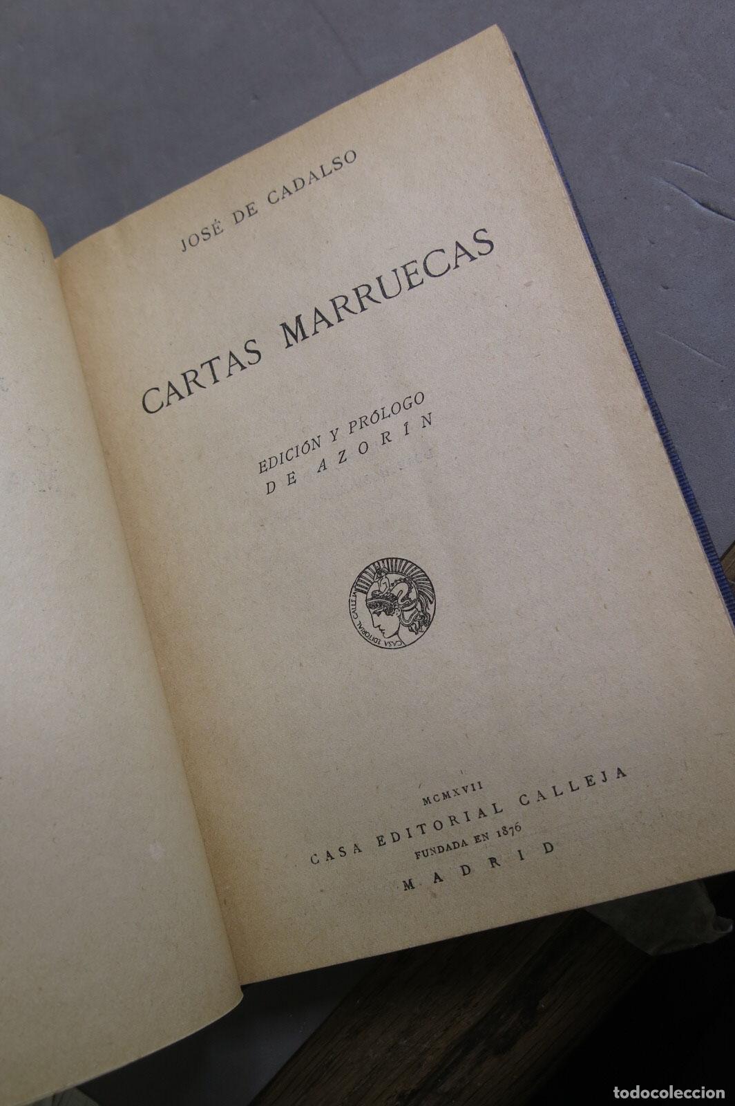 Libros antiguos: 1917. Cartas marruecas. Cadalso - Foto 2