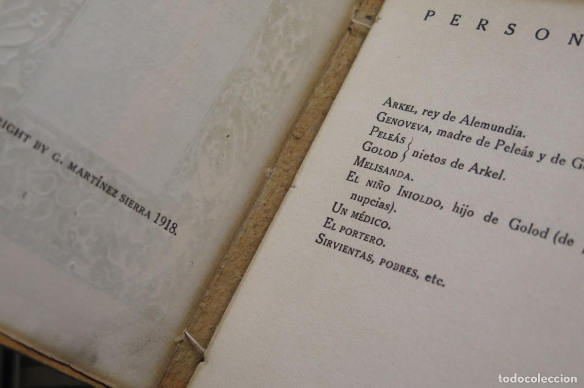 Libros antiguos: 1918. PELEAS Y MELISANDA. MAETERLINCK - Foto 2