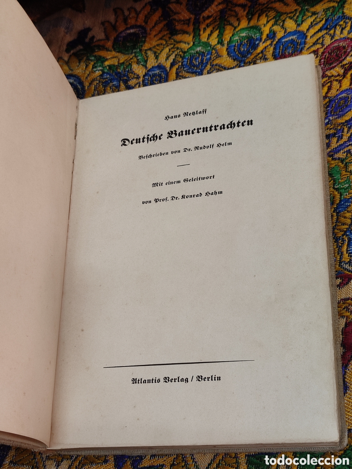 Libros antiguos: Deutsche Bauerntrachten - Foto 5