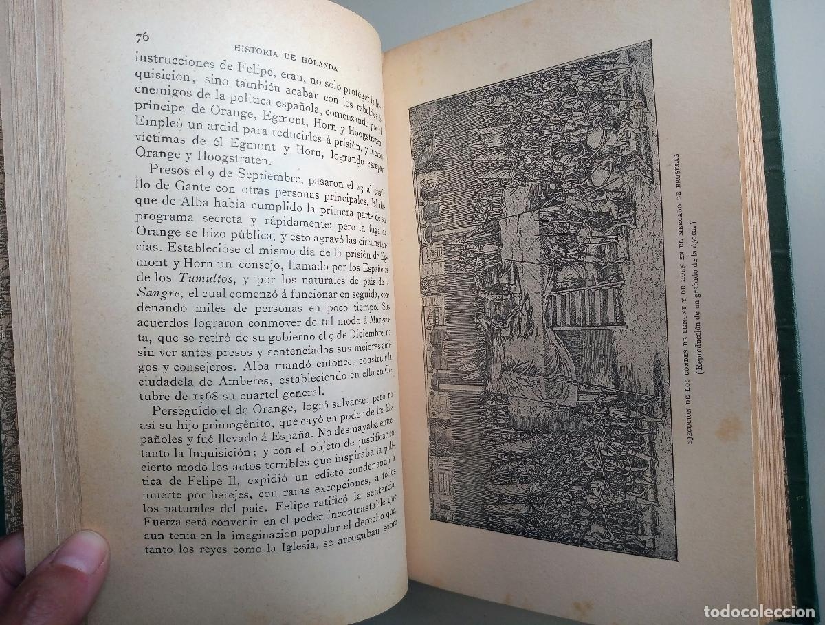 Libros antiguos: HISTORIA DE LAS NACIONES. HISTORIA DE HOLANDA. THOROLD, ROGERS E. Ed. El Progreso 1892 - Foto 4