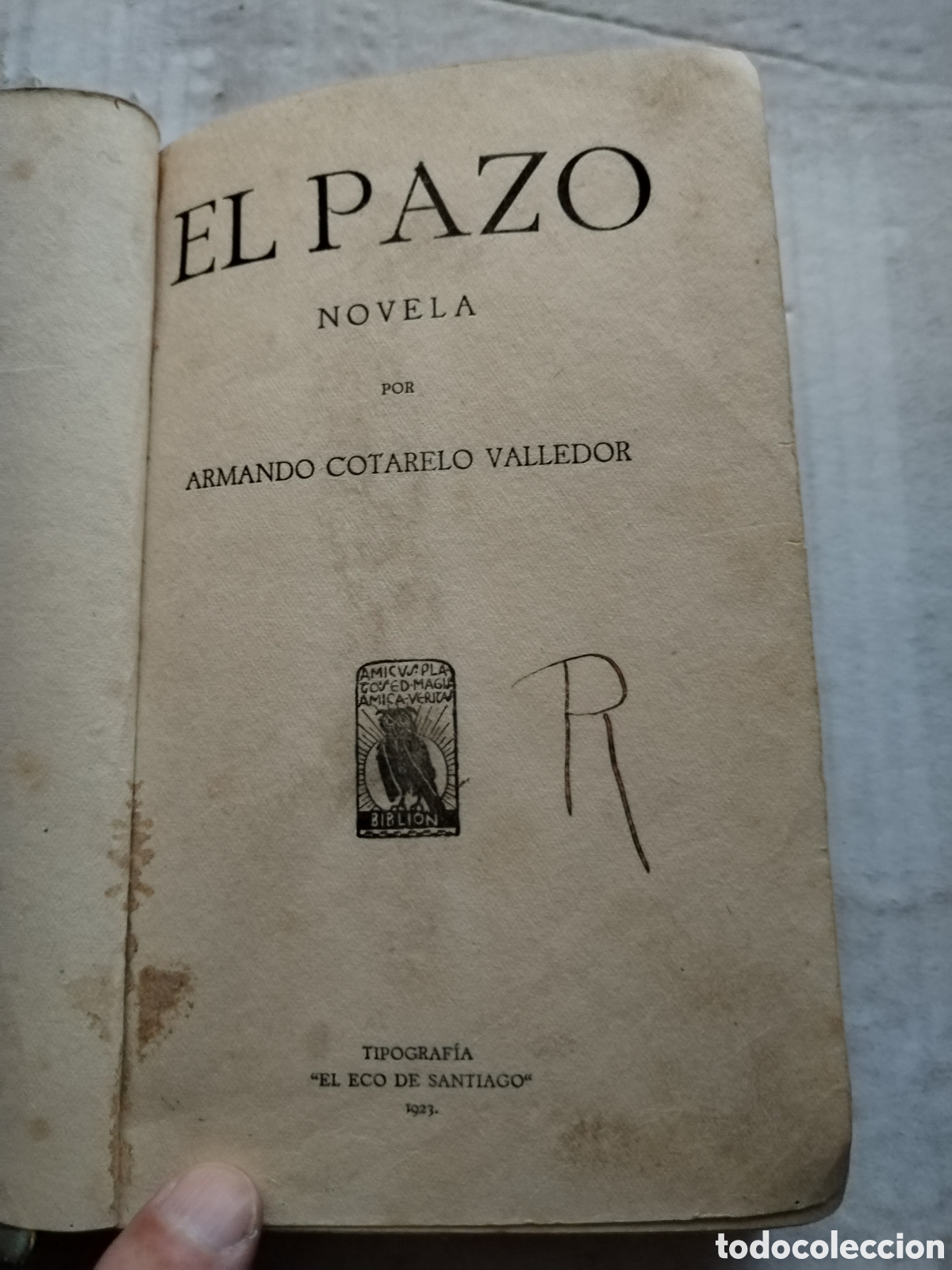 Libros antiguos: EL PAZO 1923/ARMANDO COTARELO VALLEDOR - Foto 5