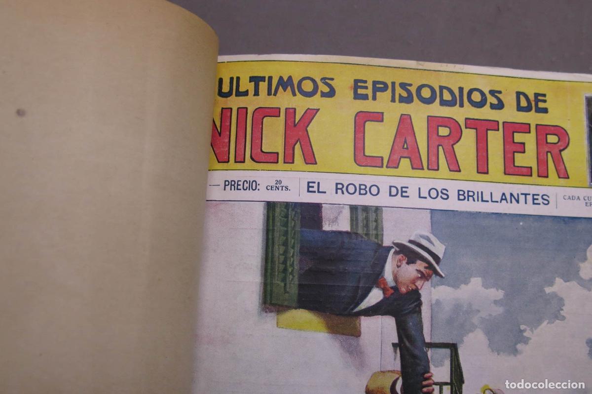 Libros antiguos: LOS ULTIMOS EPISODIOS DE NICK CARTER. 1-100 - Foto 4