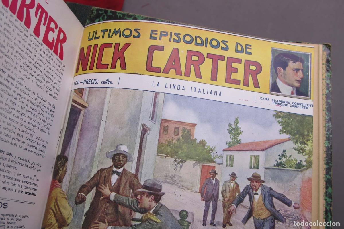 Libros antiguos: LOS ULTIMOS EPISODIOS DE NICK CARTER. 1-100 - Foto 5