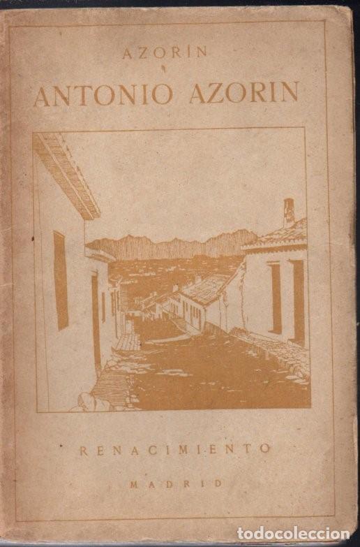 Libros antiguos: AZORIN : ANTONIO AZORIN (RENACIMIENTO, 1913) - Foto 1