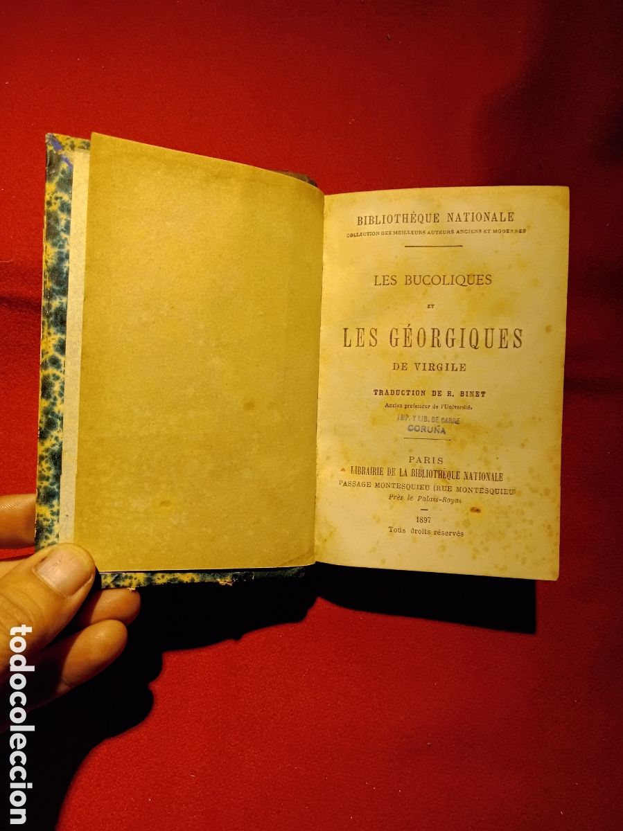 Libros antiguos: LES GEORGIQUES DE VIRGILE a&ntilde;o 1897 - Foto 2