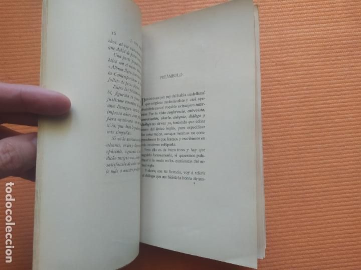 Libros antiguos: INTERVIU CON UN MANCO JOSE PONS SAMPER 1909 CON DEDICATORIA AUTOGRAFA - Foto 3