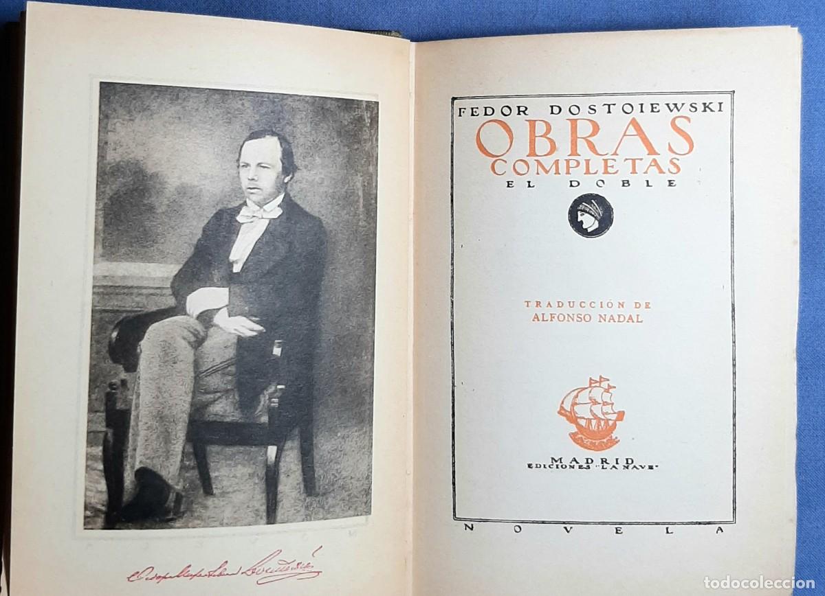 Libros antiguos: EL DOBLE. FEDOR DOSTOIEWSKI. LA NAVE. 1930. - Foto 1