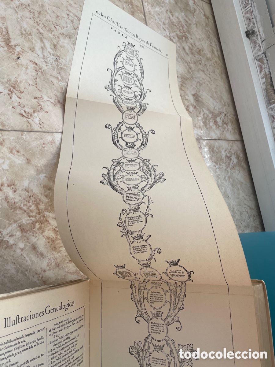 Libros antiguos: Genealog&iacute;as de los Cat&oacute;licos Reyes de las Espa&ntilde;as - Foto 4