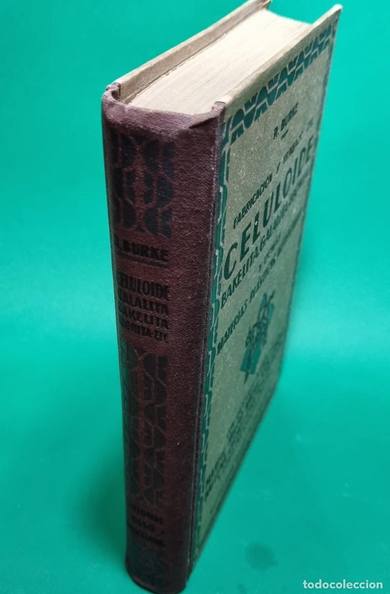 Libros antiguos: CONSERVADO LIBRO FABRICACION DEL CELULOIDE 1943 EDITORIAL OSSO BARCELONA - Foto 2