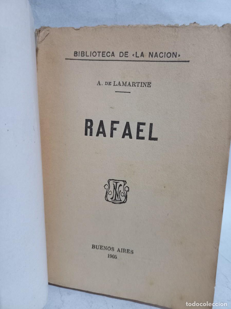 Libros antiguos: A. de Lamartine - Rafael - 1905 - Foto 3