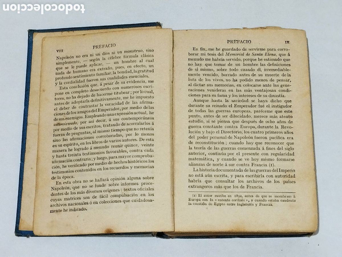 Libros antiguos: La vida &iacute;ntima de Napole&oacute;n &ndash; Arthur L&eacute;vy - Foto 5