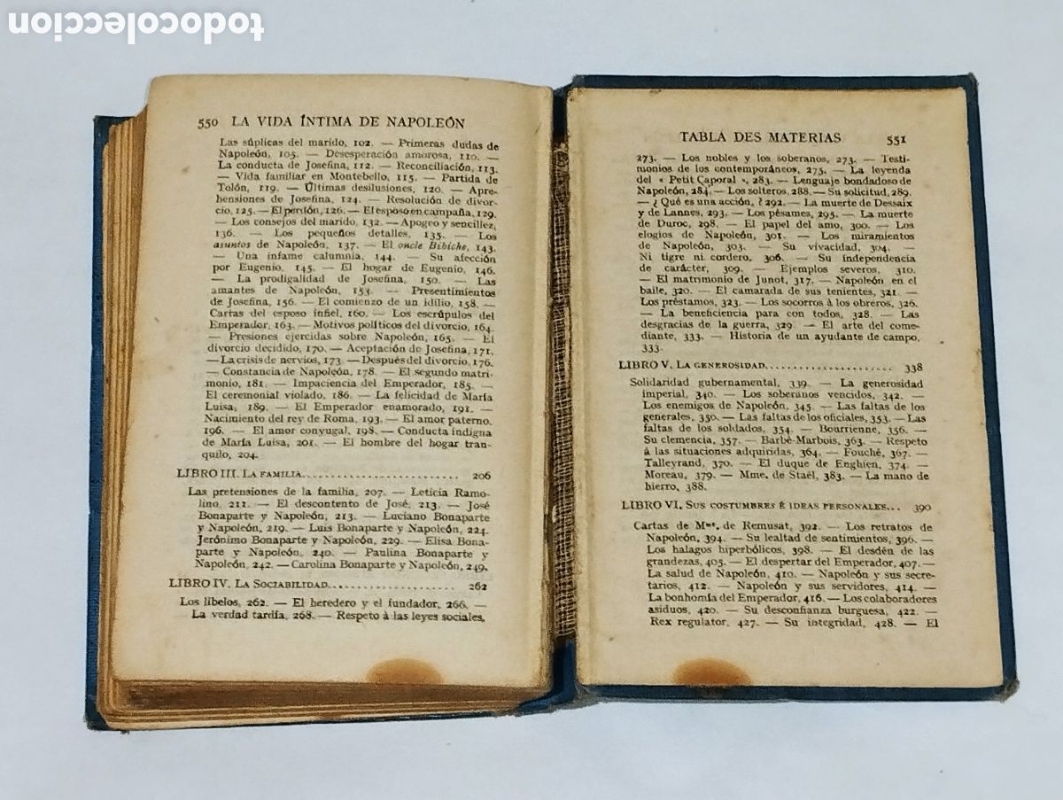 Libros antiguos: La vida &iacute;ntima de Napole&oacute;n &ndash; Arthur L&eacute;vy - Foto 9