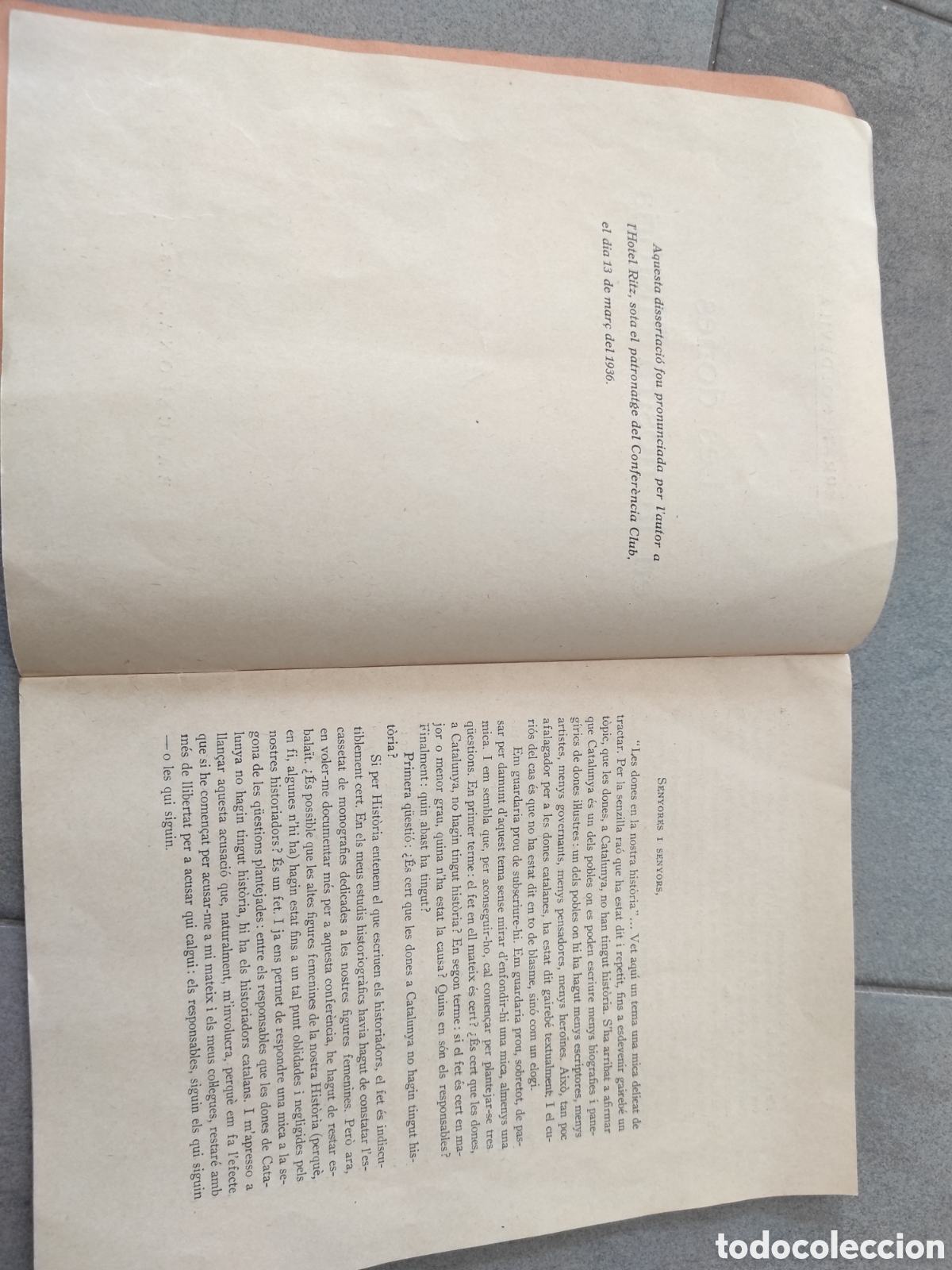 Libros antiguos: Les dones en la nostra Hist&ograve;ria - Foto 2