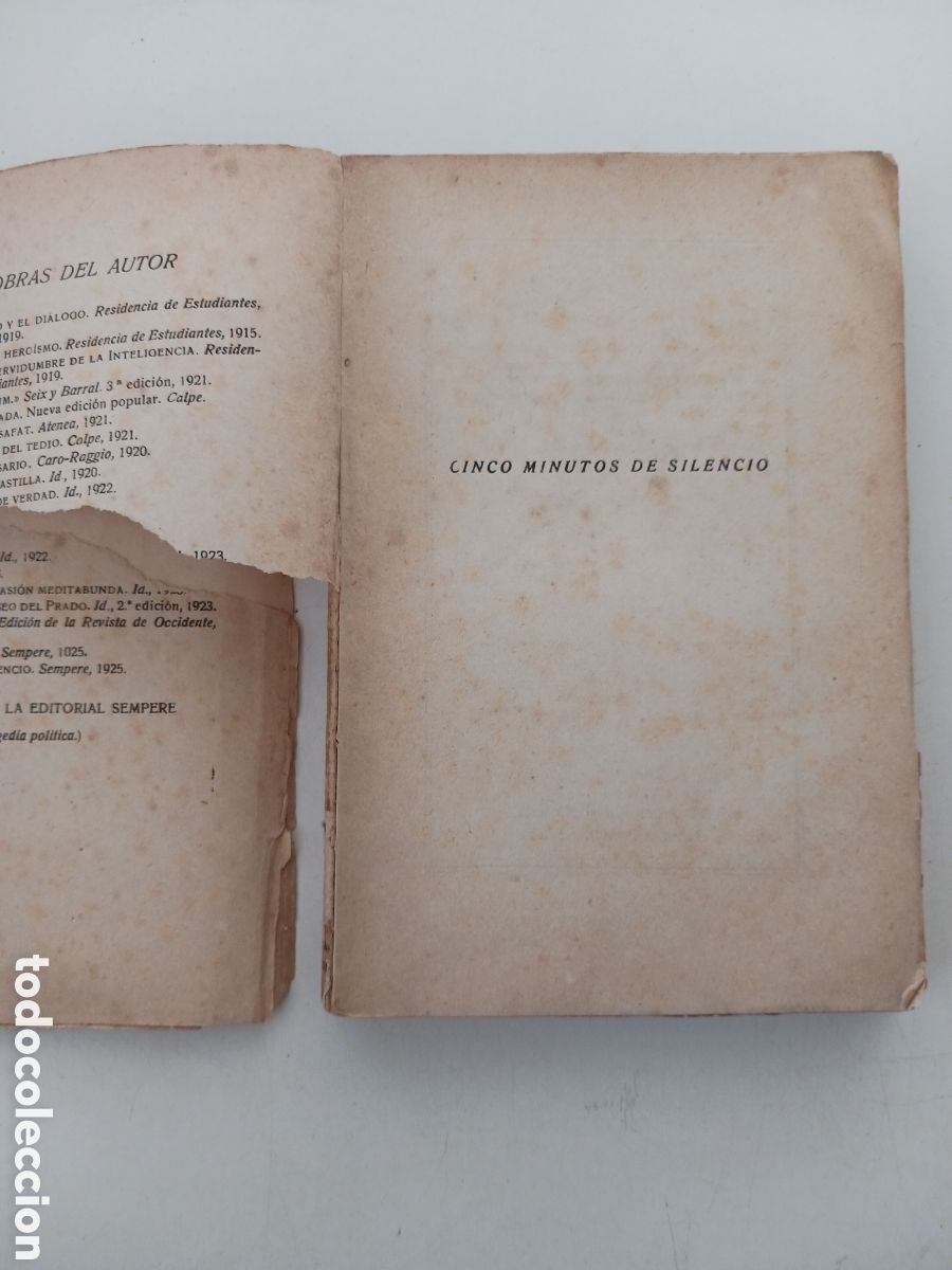 Libros antiguos: Cinco minutos de silencio, Eugenio dOrs, 1925 - Foto 4