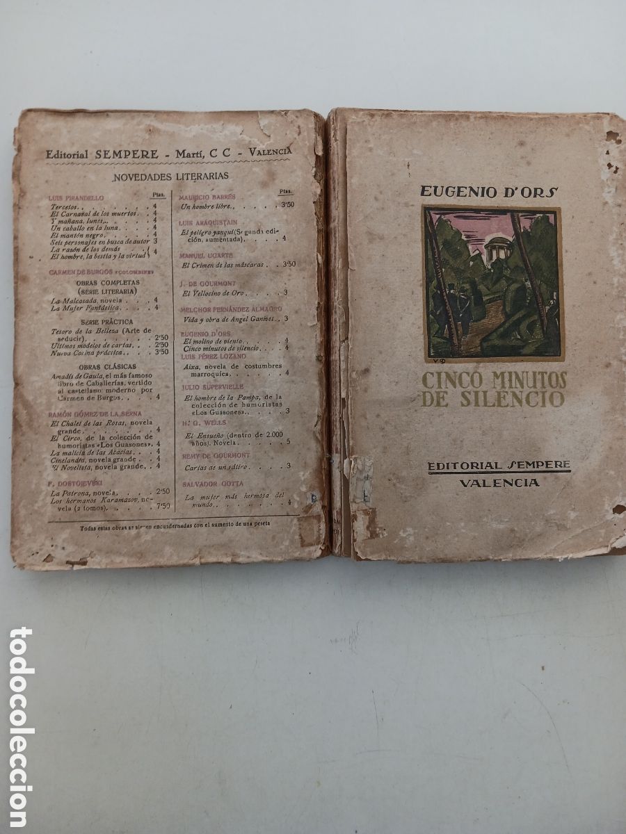 Libros antiguos: Cinco minutos de silencio, Eugenio dOrs, 1925 - Foto 8
