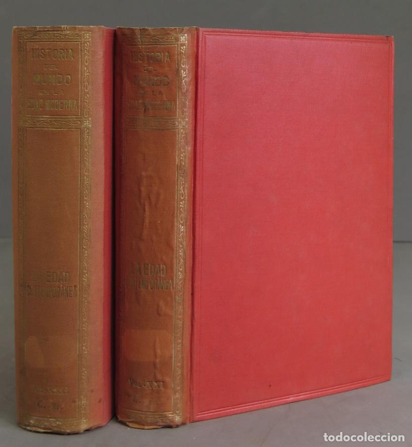 Libros antiguos: 1914. LA EDAD CONTEMPORANEA. 2 TOMOS - Foto 1